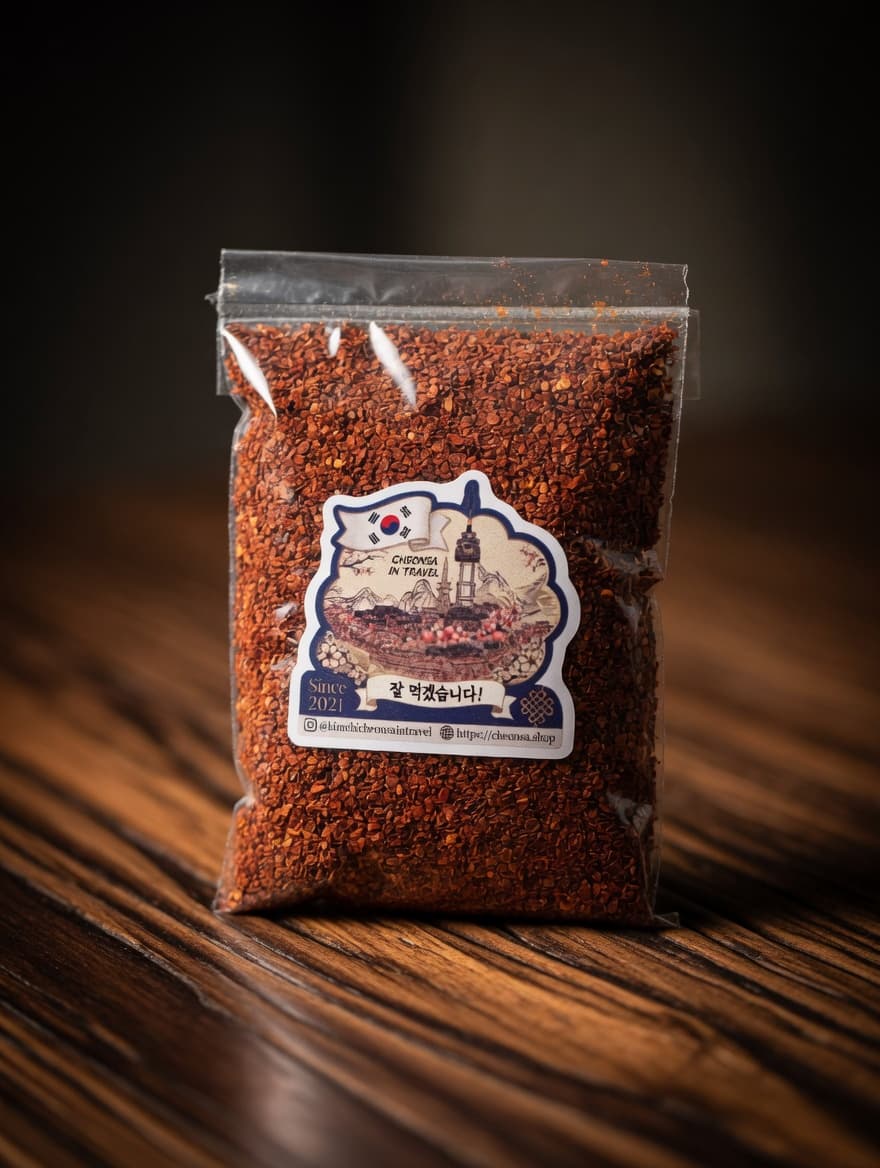 Gochugaru Cheonsa in Travel 50g Aji Coreano en Polvo para Kimchi