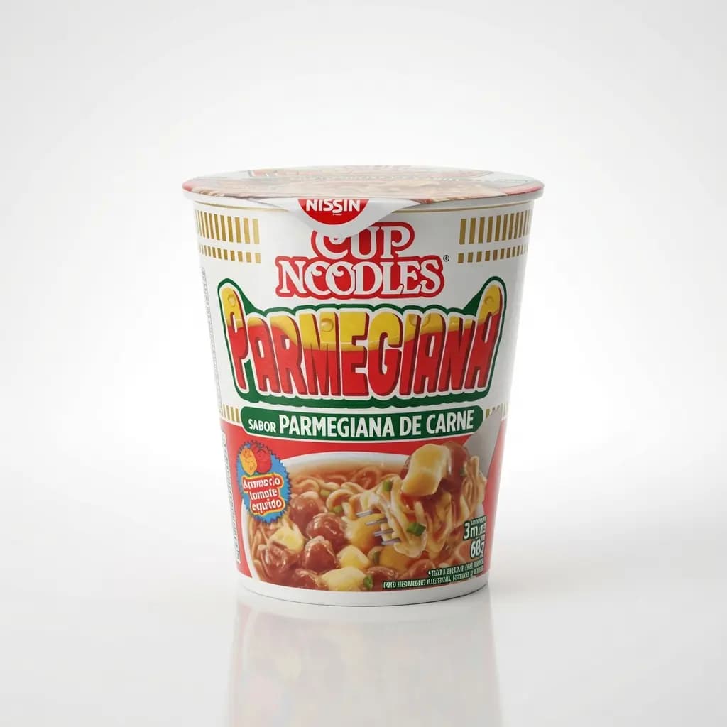 Cup de Ramen sabor Parmegiana Nissin