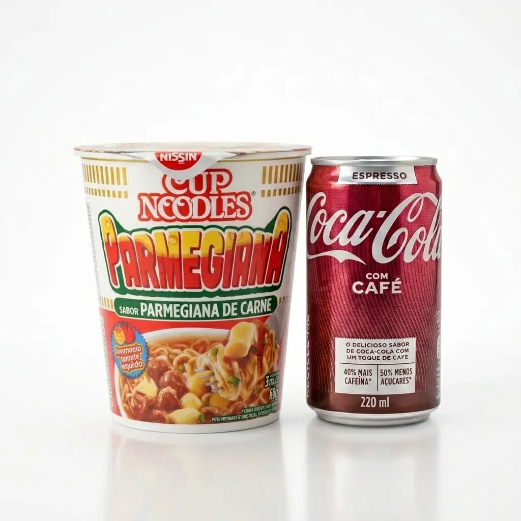 Combo Ramen sabor Parmegiana + Coca Cola Espresso