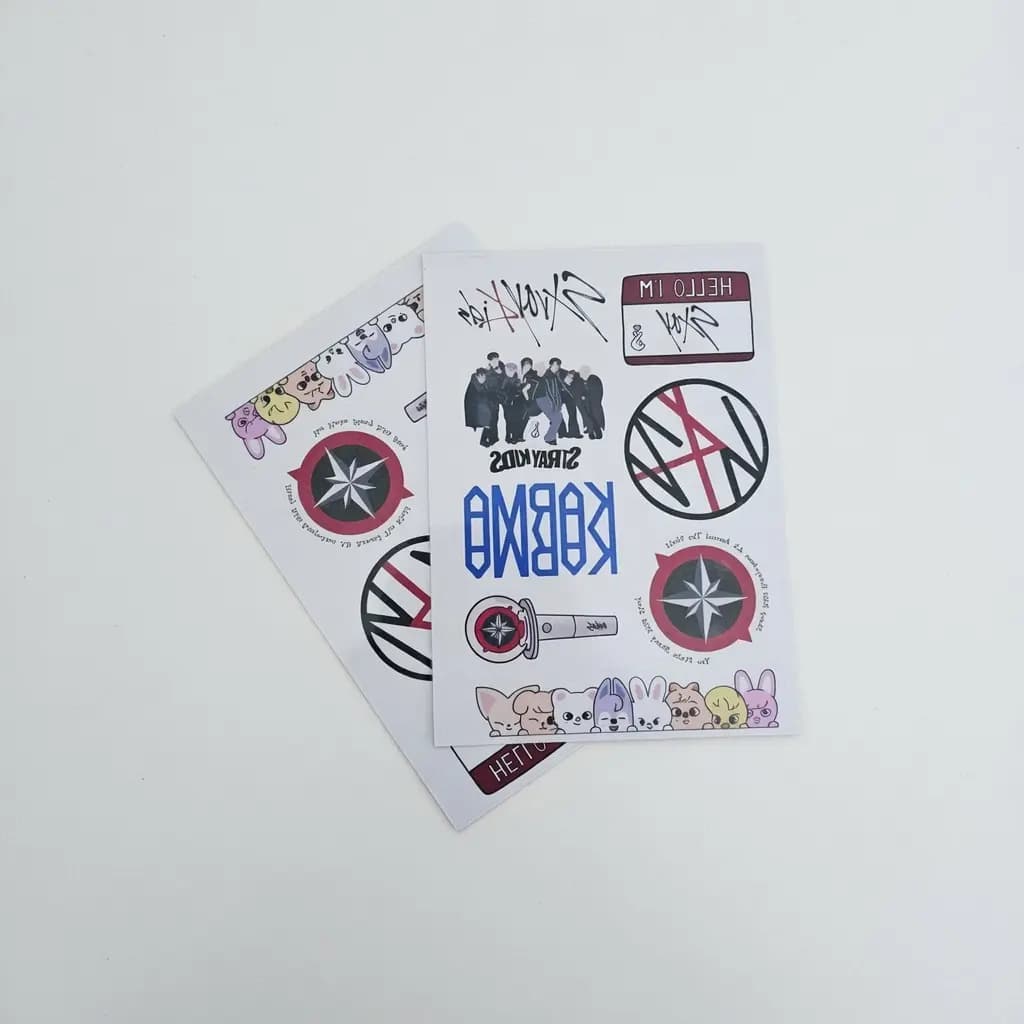 Set de Tatuajes Temporales de Straykids